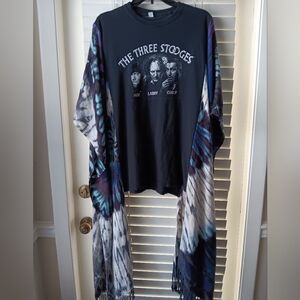 Rare Upcycled Three Stooges T-Shirt/Poncho